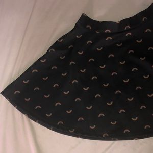 Rainbow Print Skirt